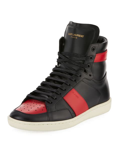 ysl mens sneaker|saint laurent high top sneakers.